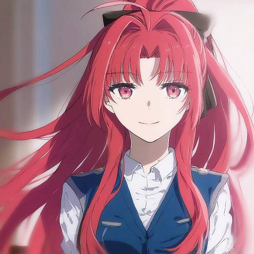 Illustration of Corticarte apa lagranges, shinkyoku soukai polyphonica in the style of Muromaki