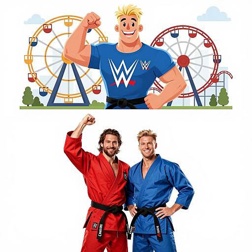 Dynamic Cartoon Characters in Action