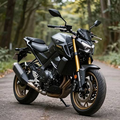 Sleek Yamaha Force 1 Motorcycle in Forest