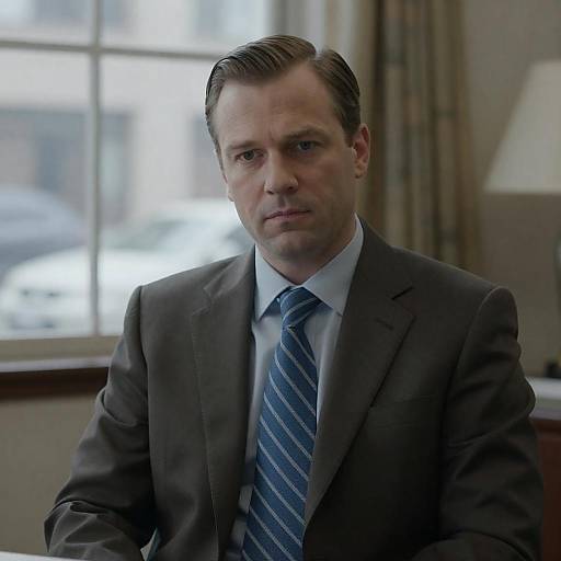 Professional Man in Modern Office Setting