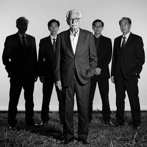 Contrasting Shadows: An Elder's Portrait