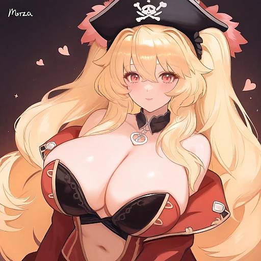 Illustration of Anne bonny (fate), fate (series) in the style of Norza