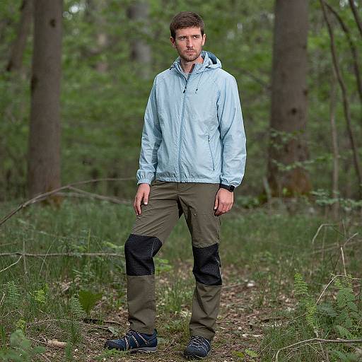 Man in Spring Hiking Outfit