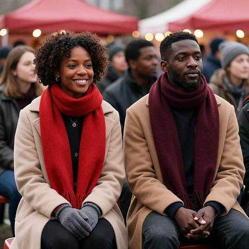Warm Smiles in a Festive Setting