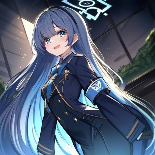 Illustration of <key> (blue archive), blue archive in the style of Greenopi