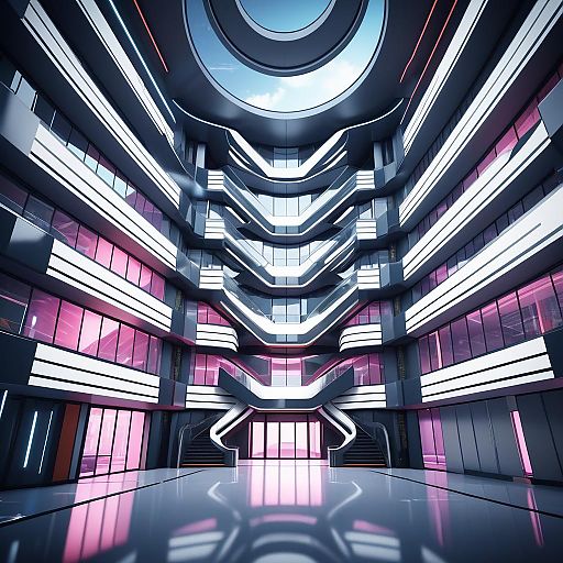 Futuristic Office Building Concept Art Futuristic Office Building Concept Art