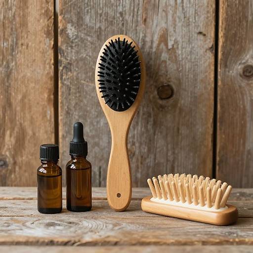 Natural Beard Grooming Tool Display