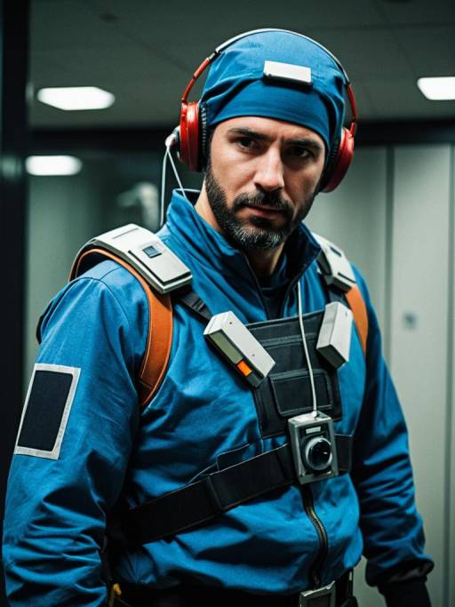 Man in Operation Game Costume