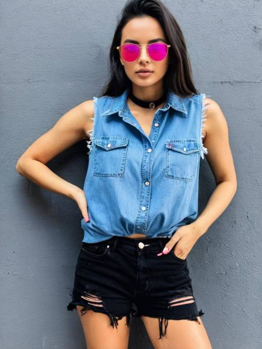 Casual Summer Look with Denim Outfit