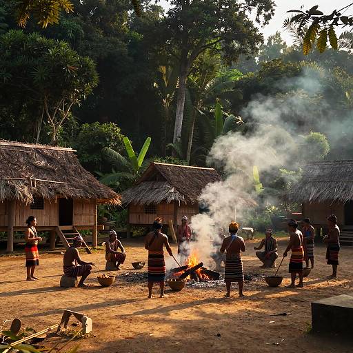 Nativa Village Dawn Rituals Scene