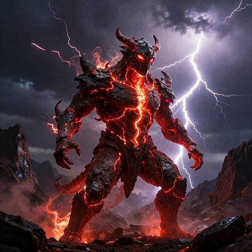 Thunderstone Elemental of Molten Fury