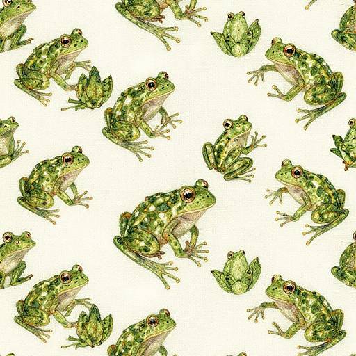 Passionate Frogs Wool Thread Pattern
