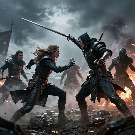 Epic Fantasy Battle: Heroes vs Villains