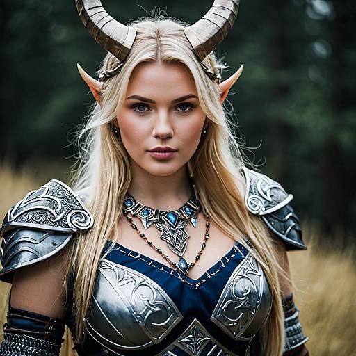 Realistic Viking Cosplay Portrait
