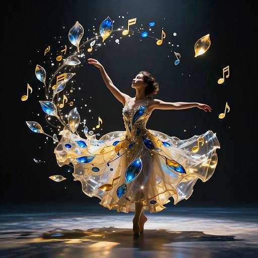 Celestial Glass Petals Symphony