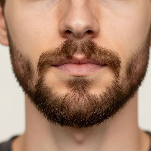 Clean Beard Style Without Mustache