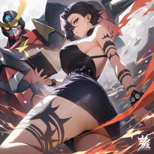 Gothic Girl in Gurren Lagann Style