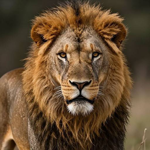 Hyperrealistic Lion Digital Masterpiece