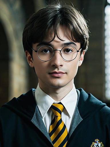 Hogwarts School Uniform Boy Portrait
