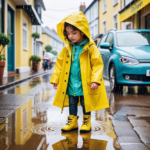 Candid Rainy Afternoon in Yellow Candid Rainy Afternoon in Yellow