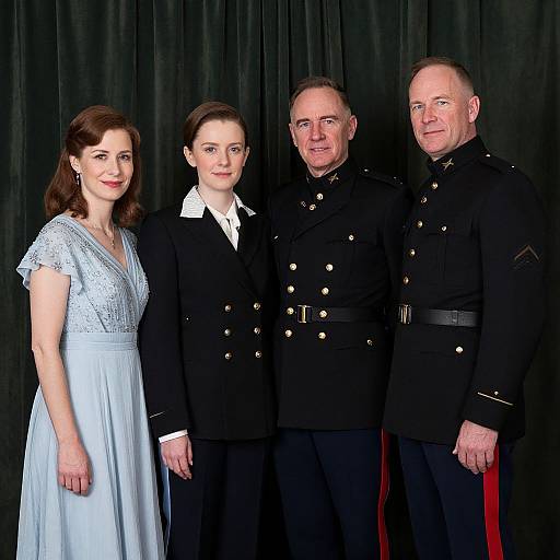 Formal Portrait of Historical Figures