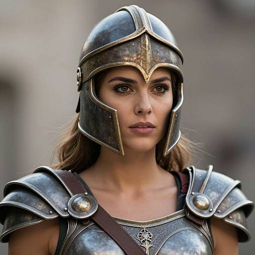Close-Up Athena Warrior Costume
