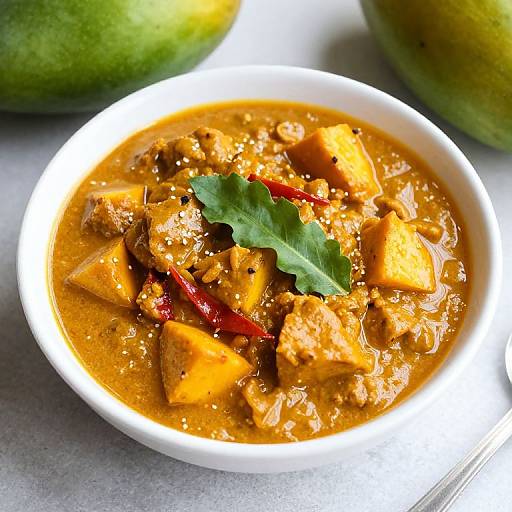 Spicy Sweet Raw Mango Curry
