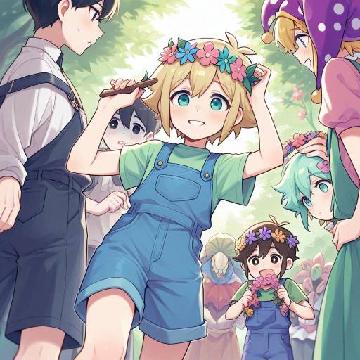 Basil and Friends in Colorful Attire