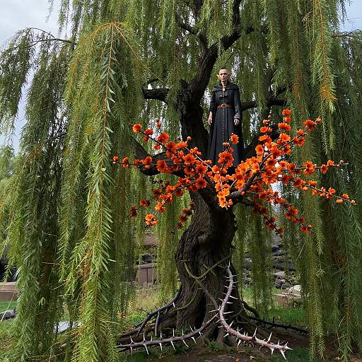 Enormous Weeping Willow Elf Prince