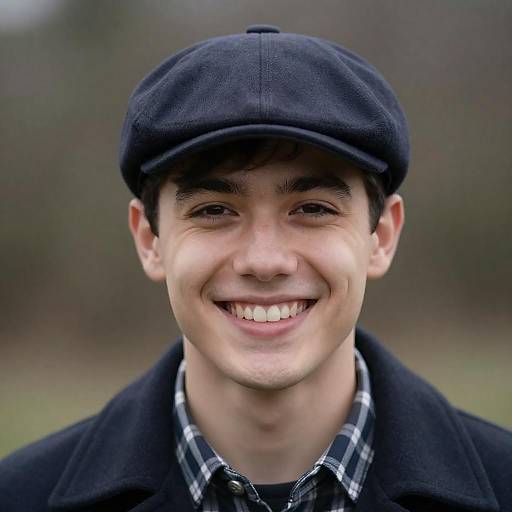 Cheerful Young Man in Fashionable Attire