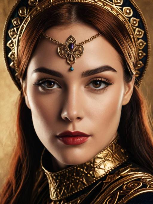 Close-Up of Woman in She-Costume
