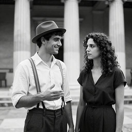 Timeless Elegance: A Classical Couple