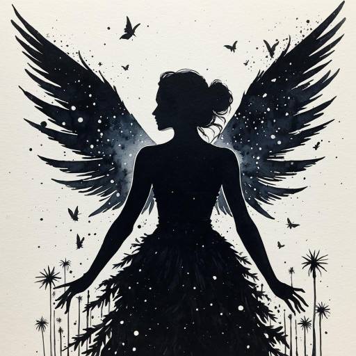 Radiant Silhouette Art: FaeTastic Watercolors