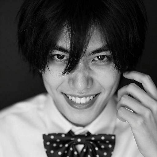 Sinister Portrait with Intense Expression