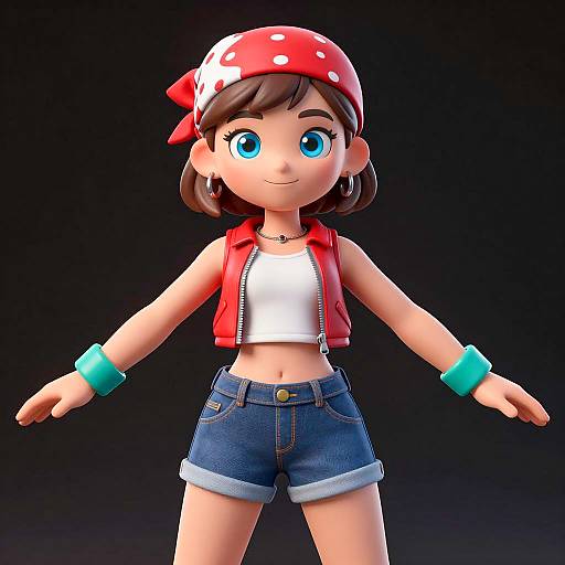 Anime-Style 3D Character Design