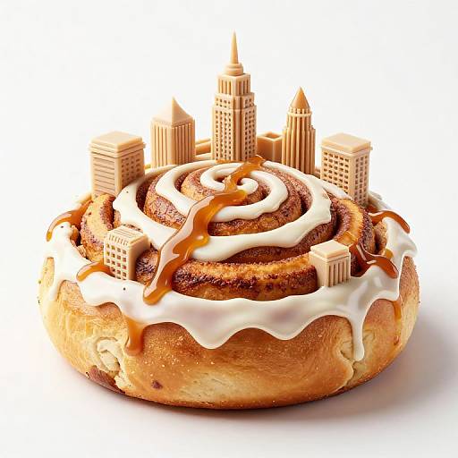 Giant Cinnamon Roll Dome City