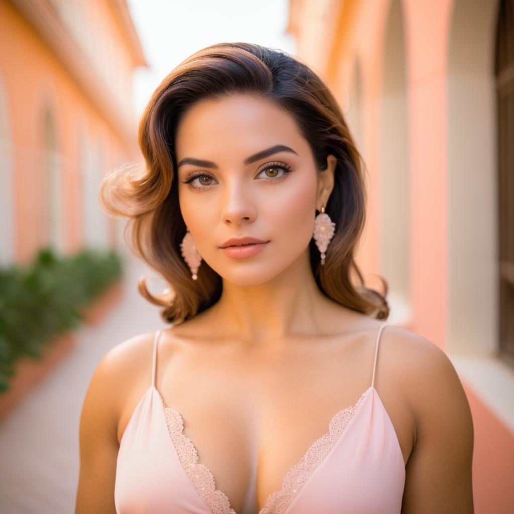 Elegant Portrait of a Latin Woman