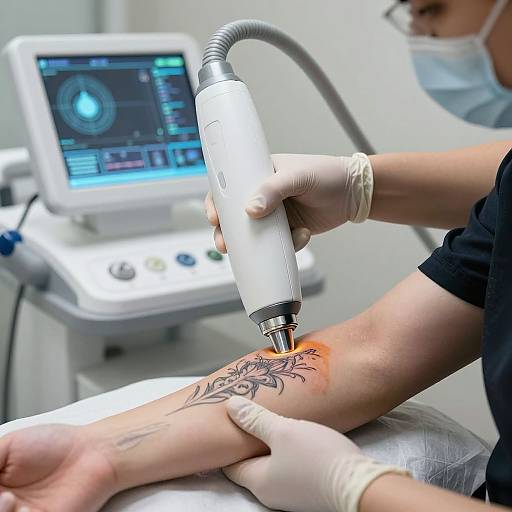 AI Laser Tattoo Removal in Action