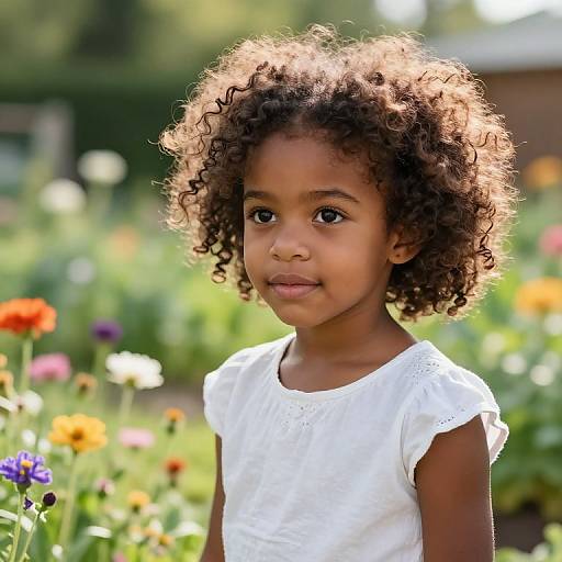 Ultrarealistic Portrait of Curious Girl