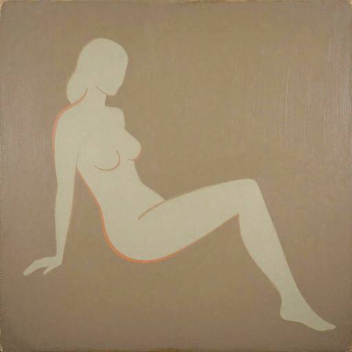 Minimalist Silhouette on Earthy Canvas