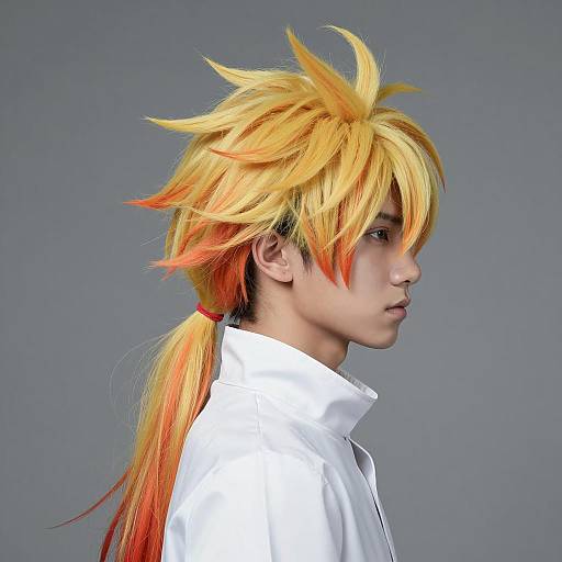 Profile Portrait of a Young Man