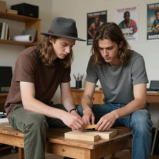 Focused Moments in a Cluttered Room