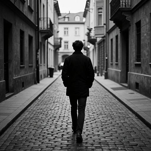 Monochrome Alley of Solitude