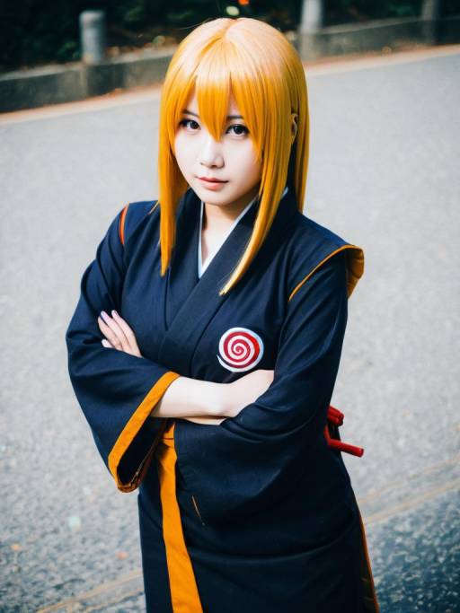Realistic Woman Cosplaying as Nagato Uzumaki
