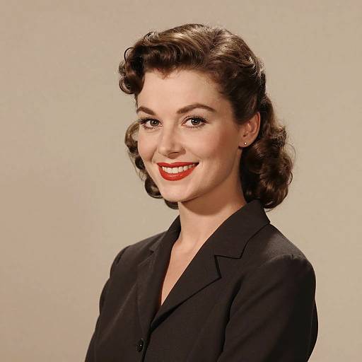 Elegant Mid-Century Portrait of Grace