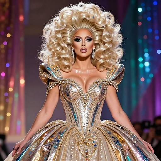 Yassified Trump in Glamorous Ball Gown