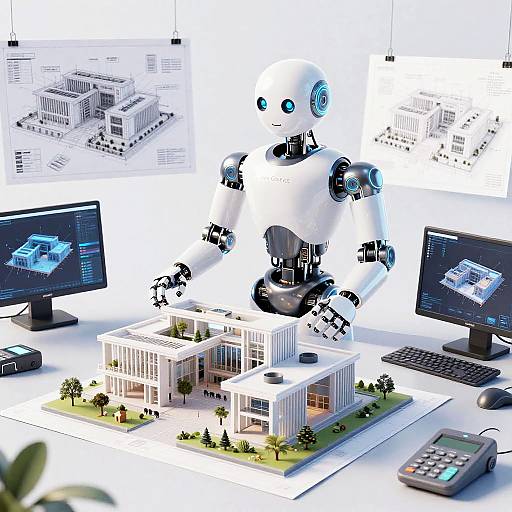 AI-Powered Robot Designing Architecture