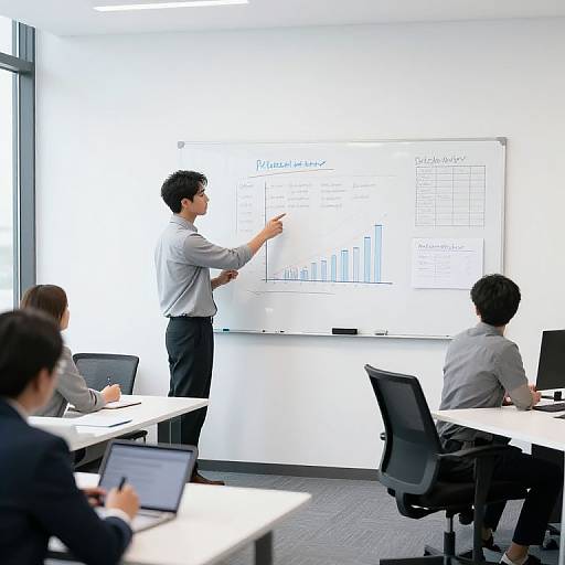 Modern Business Meeting in Office