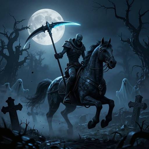 Fortnite Grim Reaper in Graveyard