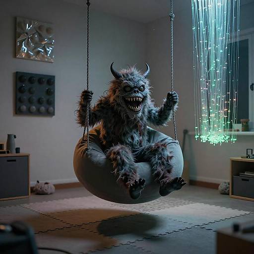 Horrifying Monster in Sensory Room